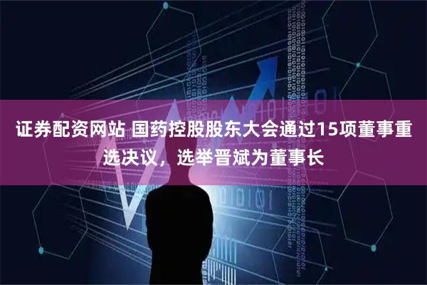 证券配资网站 国药控股股东大会通过15项董事重选决议，选举晋斌为董事长